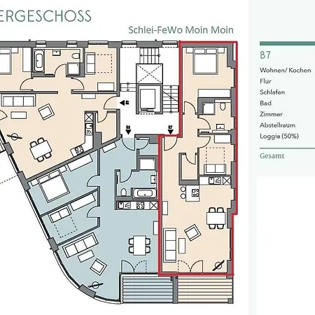 Апартаменты Ferienwohnung Schlei_fewo Moin Moi